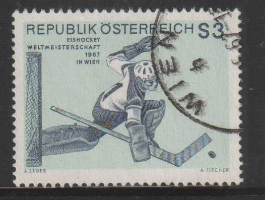 AUSTRIA 1967 World Ice Hockey Championship 1967 in Vienna UNH SG 1496