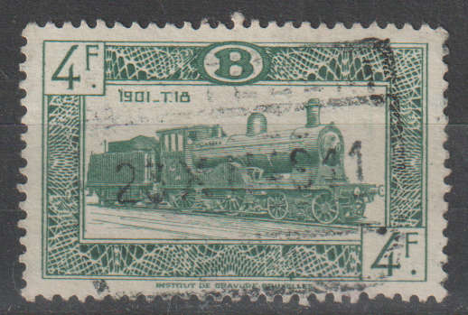 THEMATIC RAIL PARCEL STAMPS BELGIUM ULH