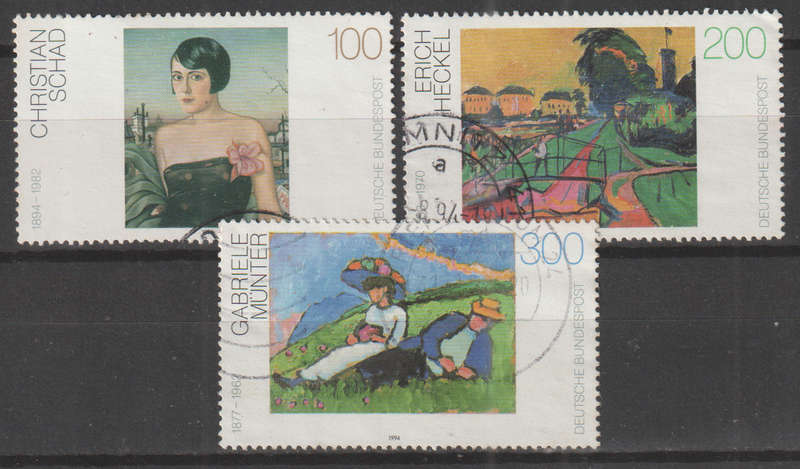 GERMANY 1994 German Paintings of the 20th Century ULH SG 2590-2