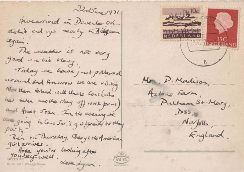 USED POST CARD