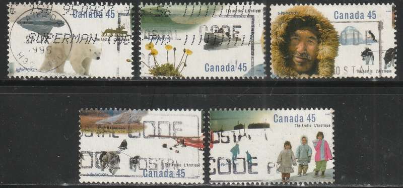 CANADA 1995 The 50th Anniversary of Arctic Institute of North America ULH SG 1656-60