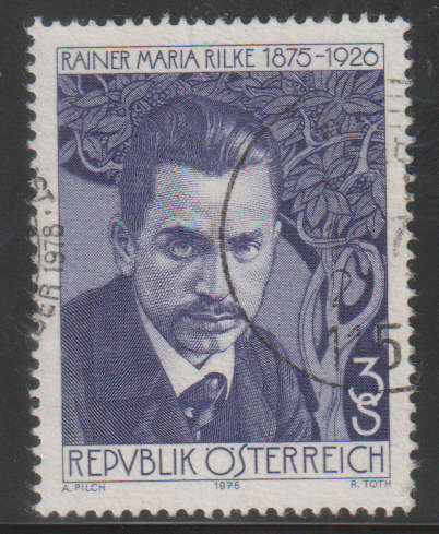 AUSTRIA 1976 The 50th Anniversary of the Death of Rainer Maria Rilke UNH SG 1774