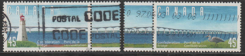CANADA 1997 Opening of Confederation Bridge, Northumberland Strait ULH SG 1731/2