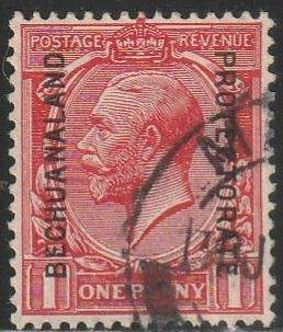 BECHUANALAND 1913 -1920 Great Britain Postage Stamps Issue of 1912-1913 Overprinted ULH SG 68