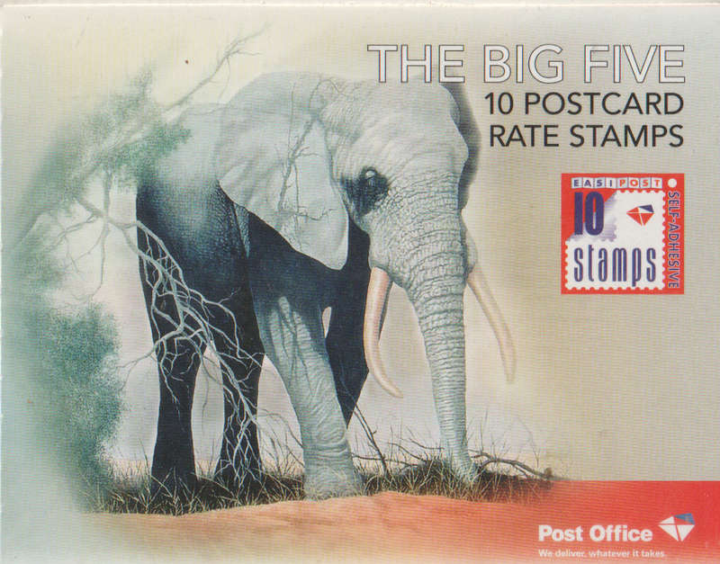 SOUTH AFRICA 2010 Airmail - The Big 5 - Self-Adhesive Stamps COMPLETE BOOKLET
