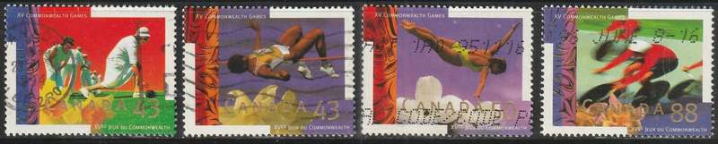 CANADA 1994 The 15th Commonwealth Games, Victoria ULH SG 1590,93-5