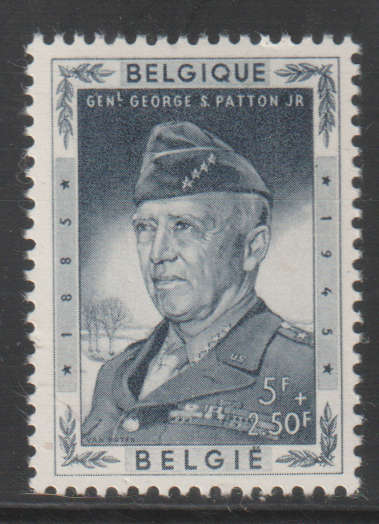 BELGIUM 1957 In memorial of General Patton MM SG 1624
