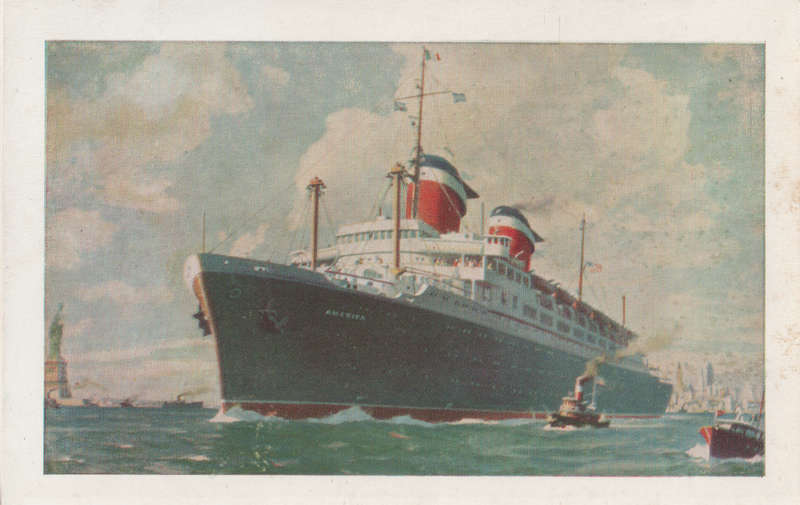 SHIPS OF THE WORLD POST CARDS SS AMERICA