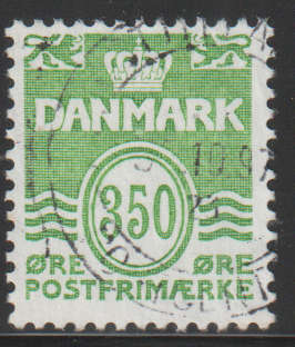 DENMARK 1933 Wavy Lines ULH SG 276J
