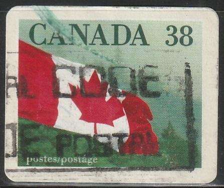 CANADA 1989 Canadian Flag and Forest - Self-Adhesive ULH SG 1328
