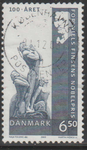 DENMARK 2003 The 100th Anniversary of the First Danish Nobel Prize ULH SG 1307