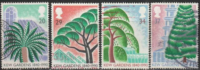 GB 1990 The 150th Anniversary of the Kew Gardens ULH SG 1502-5
