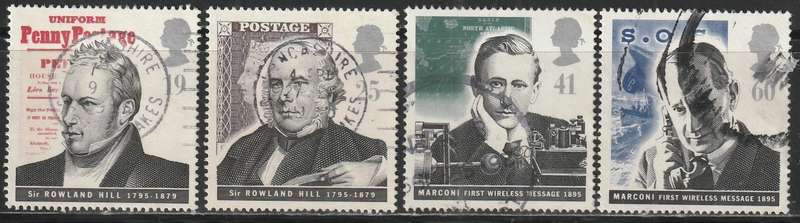 GB 1995 Pioneers of Communication  SG 1887-90
