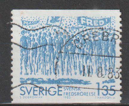 SWEDEN 1983 Swedish Peacemovement ULH SG 1144