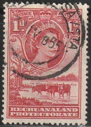 BECHUANALAND 1955 -1958 Queen Elizabeth II ULH SG 144