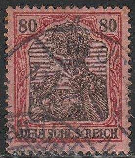 GERMAN EMPIRE 1905 -1911 Germania & Local Motifs ULH SG 92