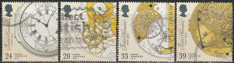 GB 1993 The 300th Anniversary of the Birth of John Harrison ULH SG 1654-7