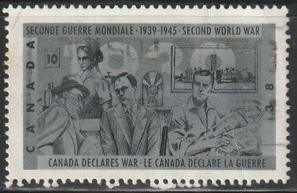 CANADA 1989 The 50th Anniversary of Outbreak of Second World War ULH SG 1346