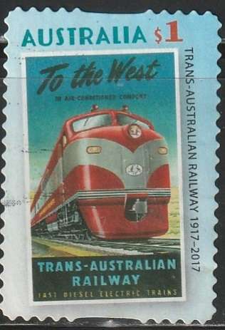 AUSTRALIA 2017 The 100th Anniversary of the Trans-Australian Railway UNH SG 4757