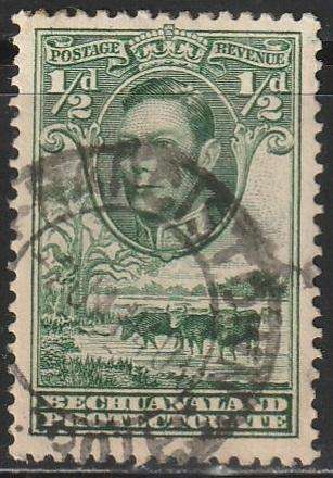 BECHUANALAND 1938 -1944 King George VI and Landscape ULH SG 118