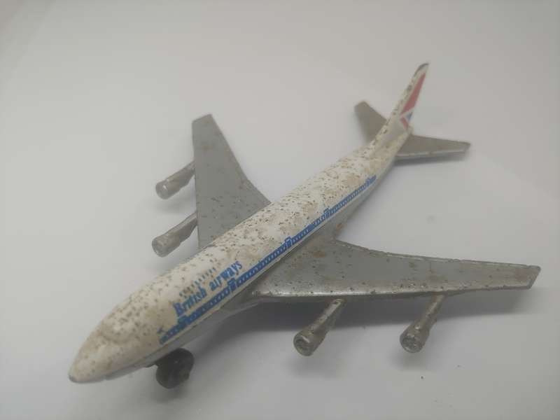 MATCHBOX BOEING 747 BRITISH AIRWAYS HAS CORROSION