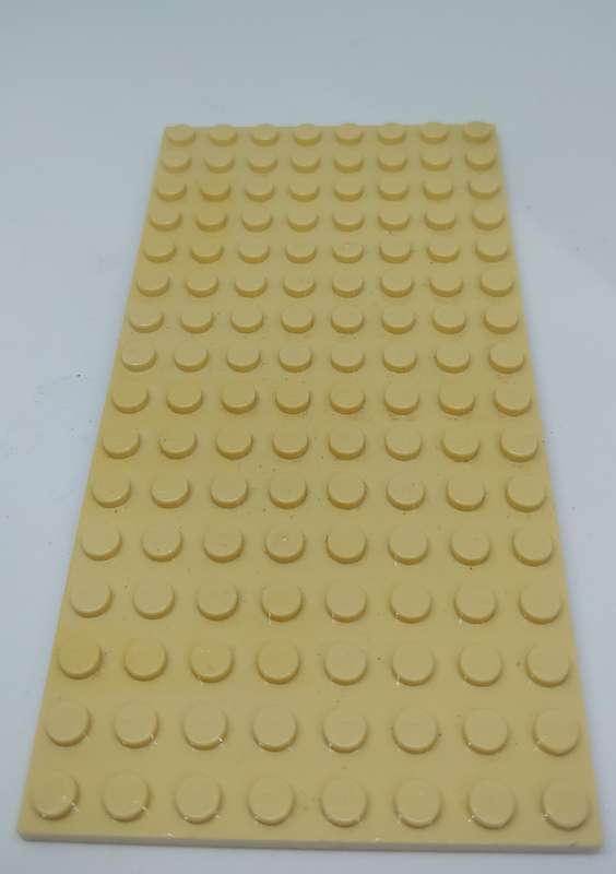 LEGO (U) 8X16 TAN PLATE