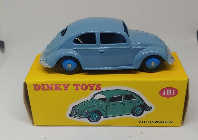 VW BEETLE DINKY TOYS AS PER PHOTOS IN BOX