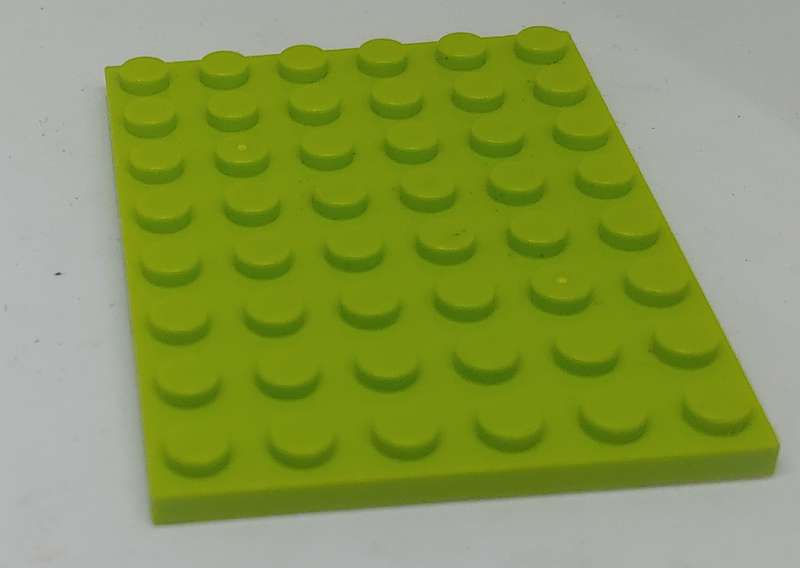 ORIGINAL LEGO (U) 6X8 LIME