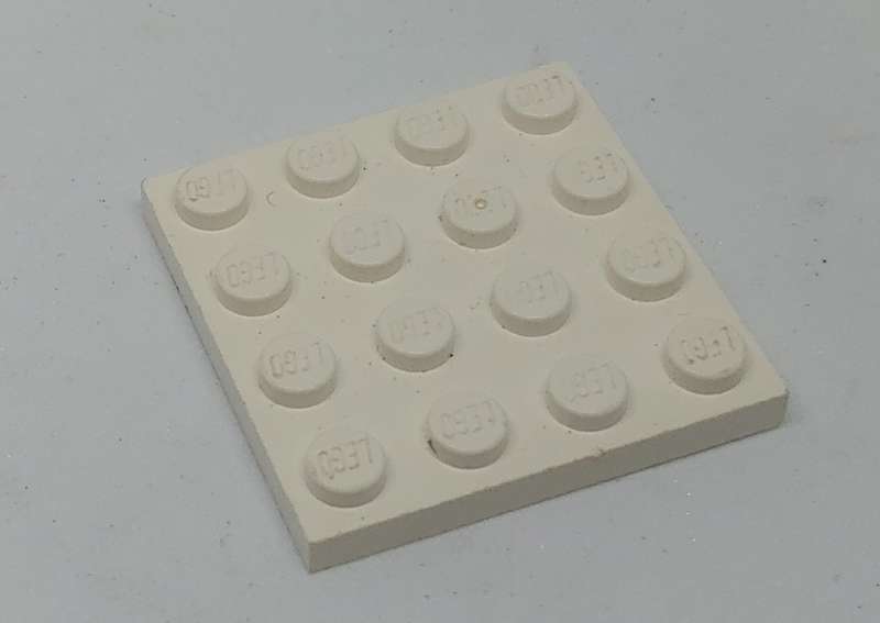 Lego (U) ~ Plate 4 x 4 ~ [WHITE]
