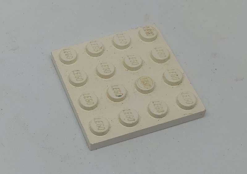 Lego (U) ~ Plate 4 x 4 ~ [White]