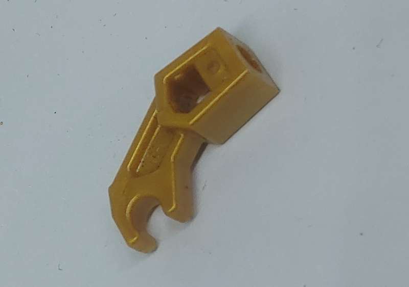 ORIGINAL NINJAGO LEGO Arm Mechanical, Exo-Force / Bionicle, Thick Support GOLD