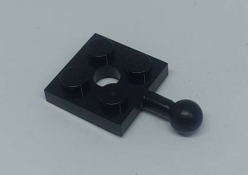 ORIGINAL NINJAGO LEGO Plate, Modified 2 x 2 with Tow Ball and Hole