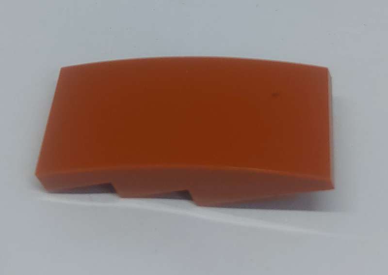 ORIGINAL NINJAGO LEGO Slope Curved 4 x 2 BROWN