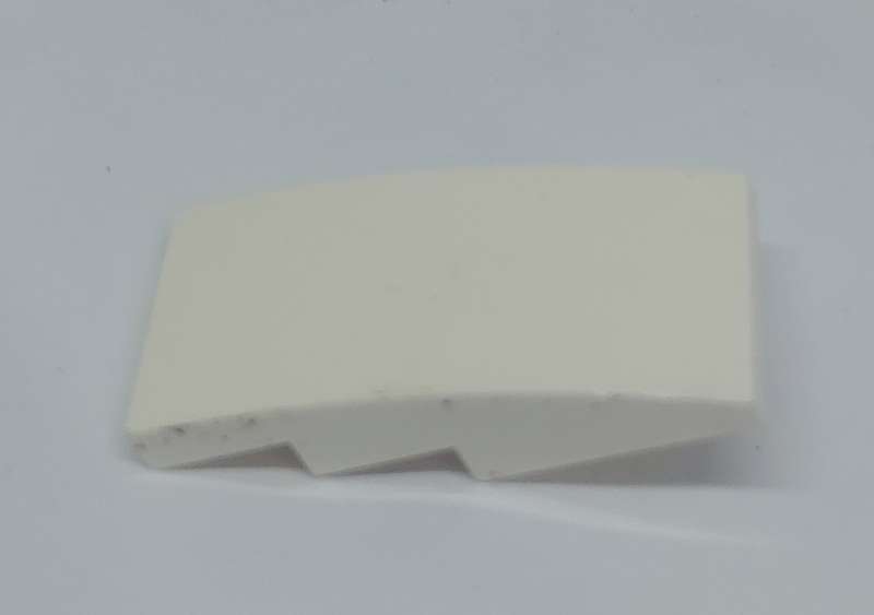 ORIGINAL NINJAGO LEGO Slope Curved 4 x 2 WHITE