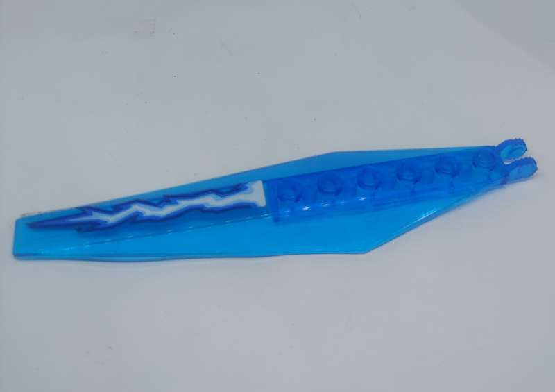 ORIGINAL NINJAGO LEGO WING TRANSPARENT BLUE
