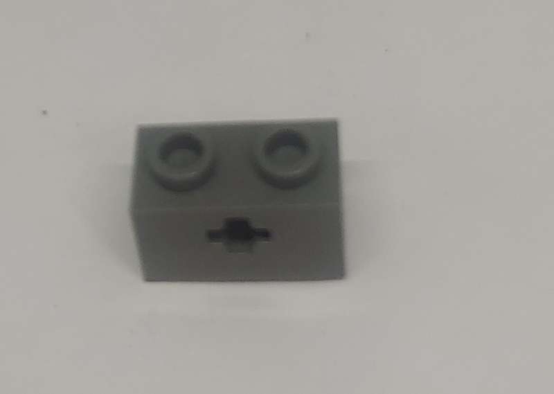 ORIGINAL NINJAGO LEGO Brick 1 x 2 with Axle Hole (' Opening and Bottom Tube
