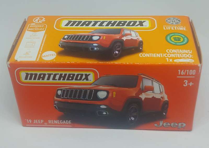 MATCHBOX 19 JEEP RENEGADE MINT IN BOX