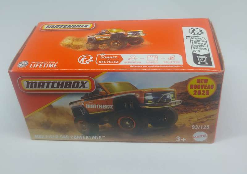 MATCHBOX MBX FIELD CAR CONVERTIBLE MINT IN BOX