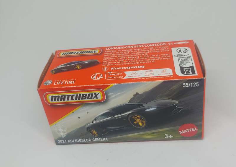 MATCHBOX 2021 KOENIGSEGG GEMERA 1/64 IN BOX