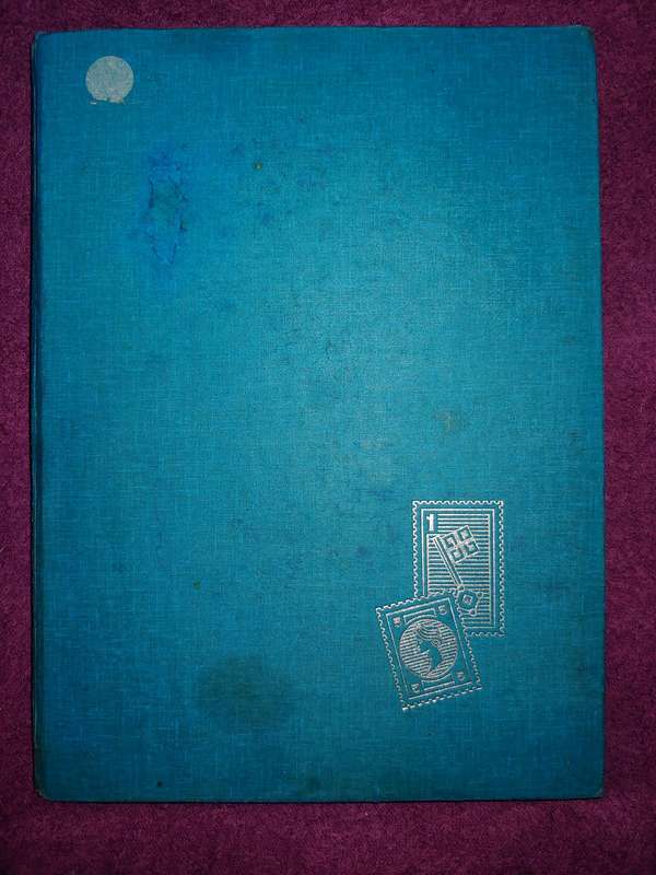 USED A4 STOCKBOOK 16/32 PAGES LOADED WITH WORLD STAMPS WRITING ON PAGES STAMPS GOOD VALUE