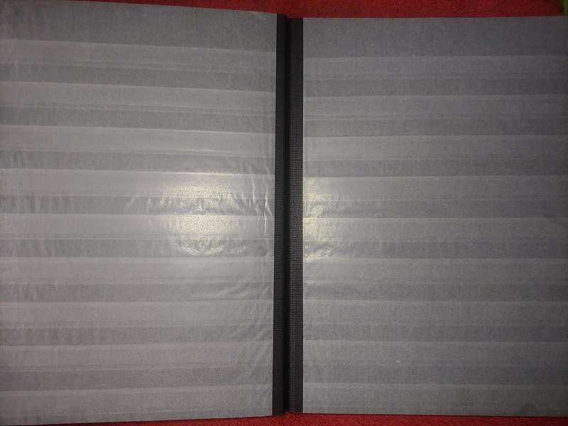 USED A4 IMPERIAL STOCK BOOK ALBUM 30/60 BLACK PAGES IN GOOD CONDITION