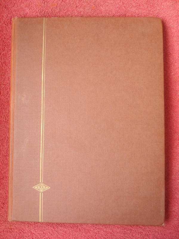 USED A4 KEK STOCKBOOK LOADED WITH MIXED WORLD STAMPS 15/30 PAGES