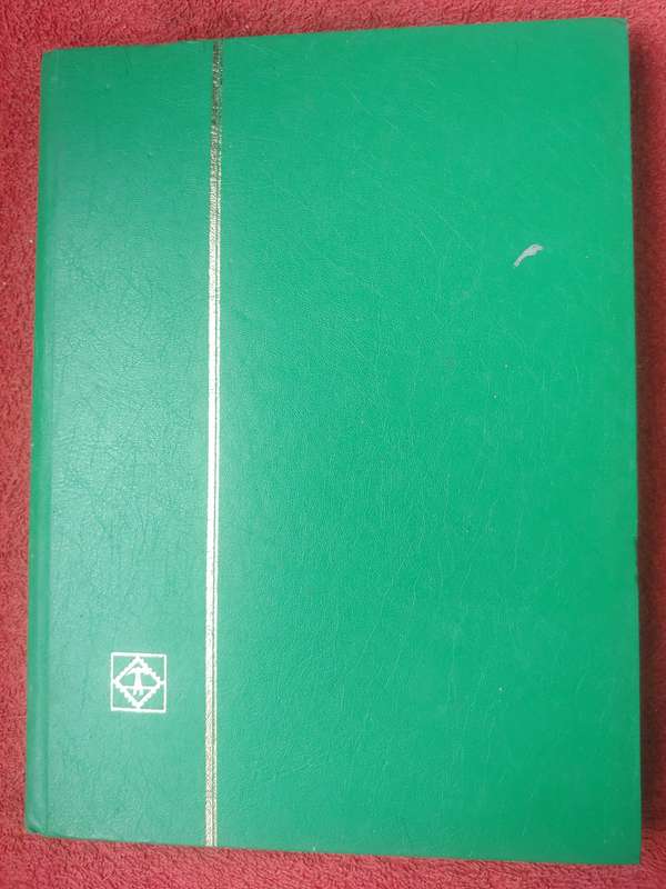USED A4 LIGHTHOUSE STOCKBOOK LOADED WITH WORLD STAMPS 16/32 PAGES