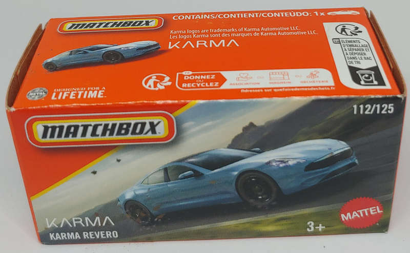 MATCHBOX KARMA REVERO 1/64 MINT IN BOX