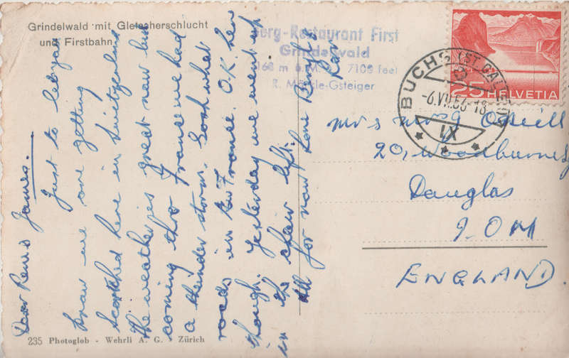 USED POST CARD