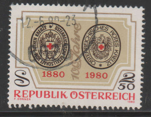 AUSTRIA 1980 The 100th Anniversary of the Austrian Red Cross UNH SG 1864