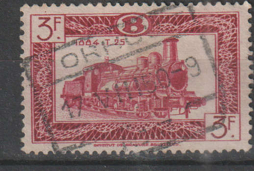 THEMATIC RAIL PARCEL STAMPS BELGIUM ULH