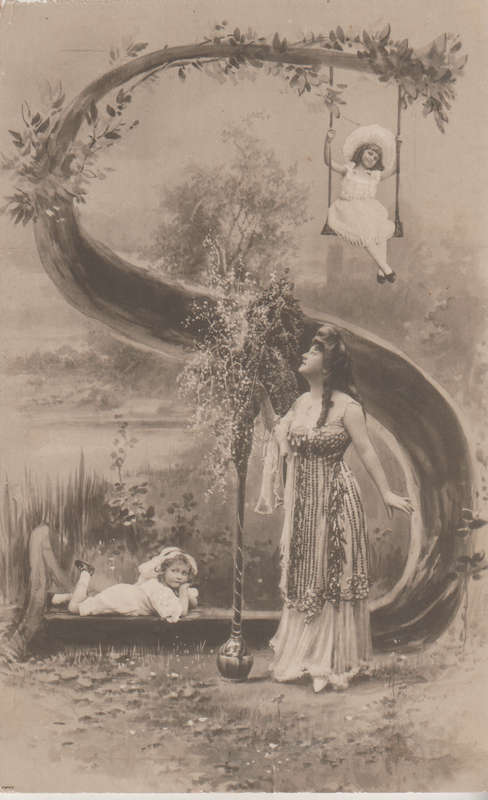 VINTAGE USED POST CARD