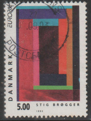 DENMARK 1993 EUROPA Stamps - Contemporary Art ULH SG 1001