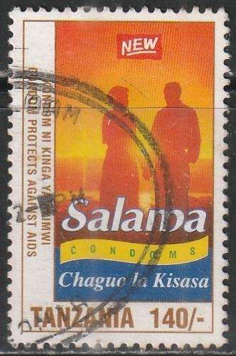 TANZANIA 1996 World AIDS Day VFU SG 2099